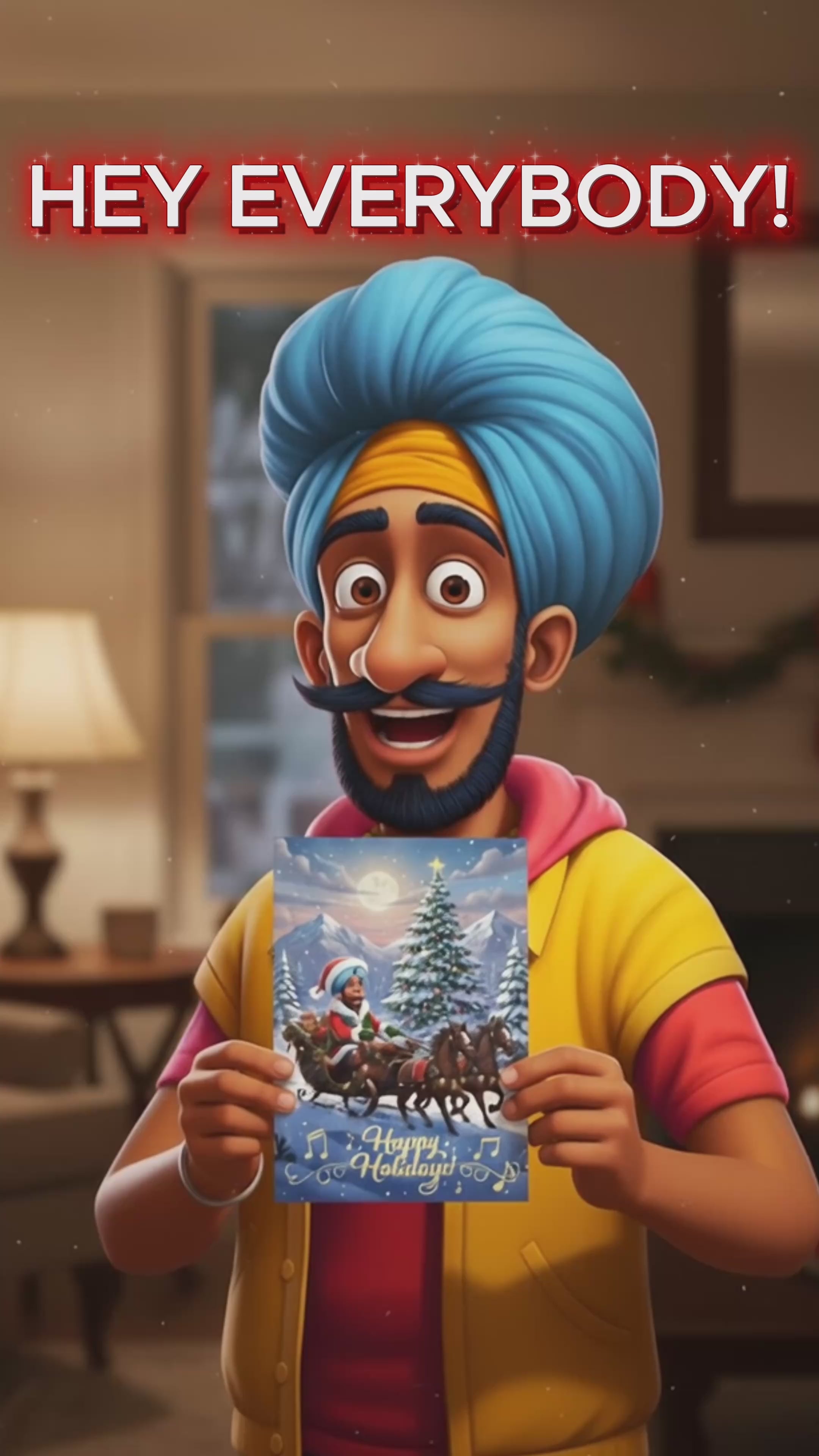 Holiday Musical Greeting Card - Sleigh Ride